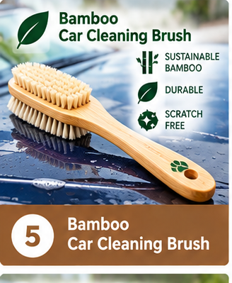 Bamboo Car Cleaning Brush