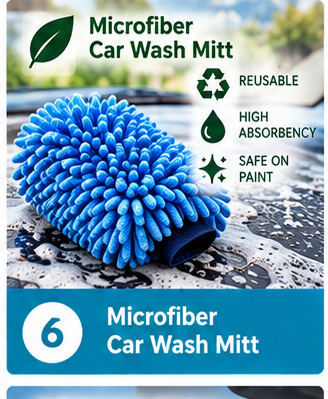 Microfiber Car Wash Mitt