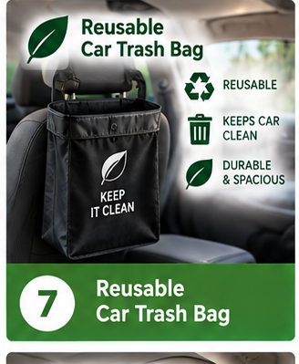 Reusable Car Trash Bag