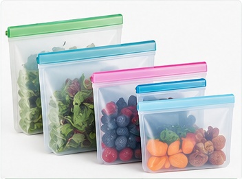Reusable Silicone Food Bags