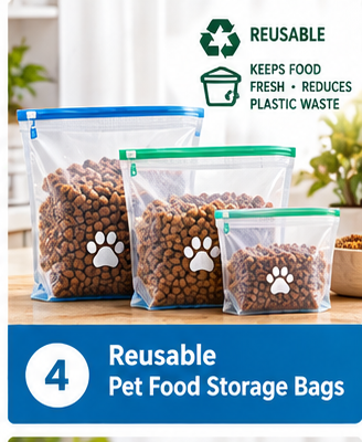 Reusable Pet Food Storage Bags