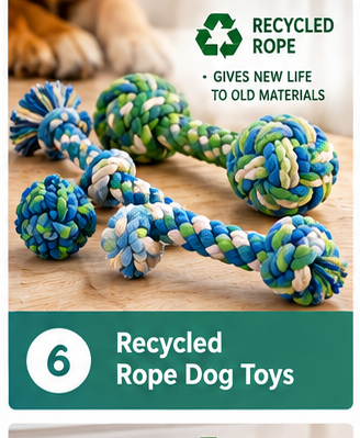 Recycled Rope Dog Toys