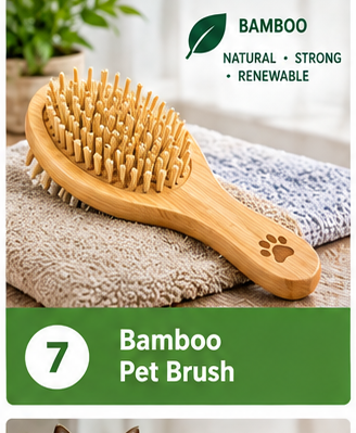 Bamboo Pet Brush