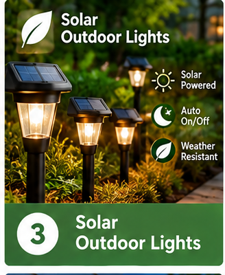 Solar Outdoor Lights