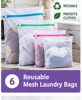 Reusable Mesh Laundry Bags