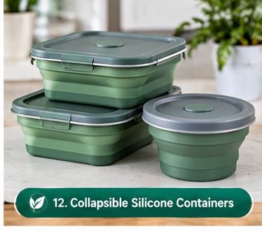 Collapsible Silicone Containers