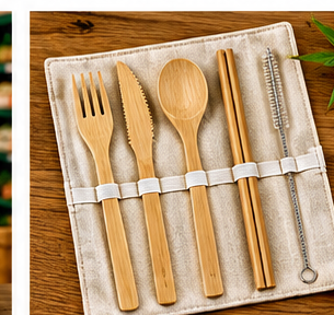 Bamboo Utensil Set