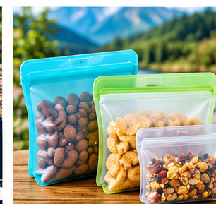 Reusable Travel Snack Bags